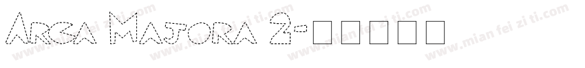 Arca Majora 2字体转换